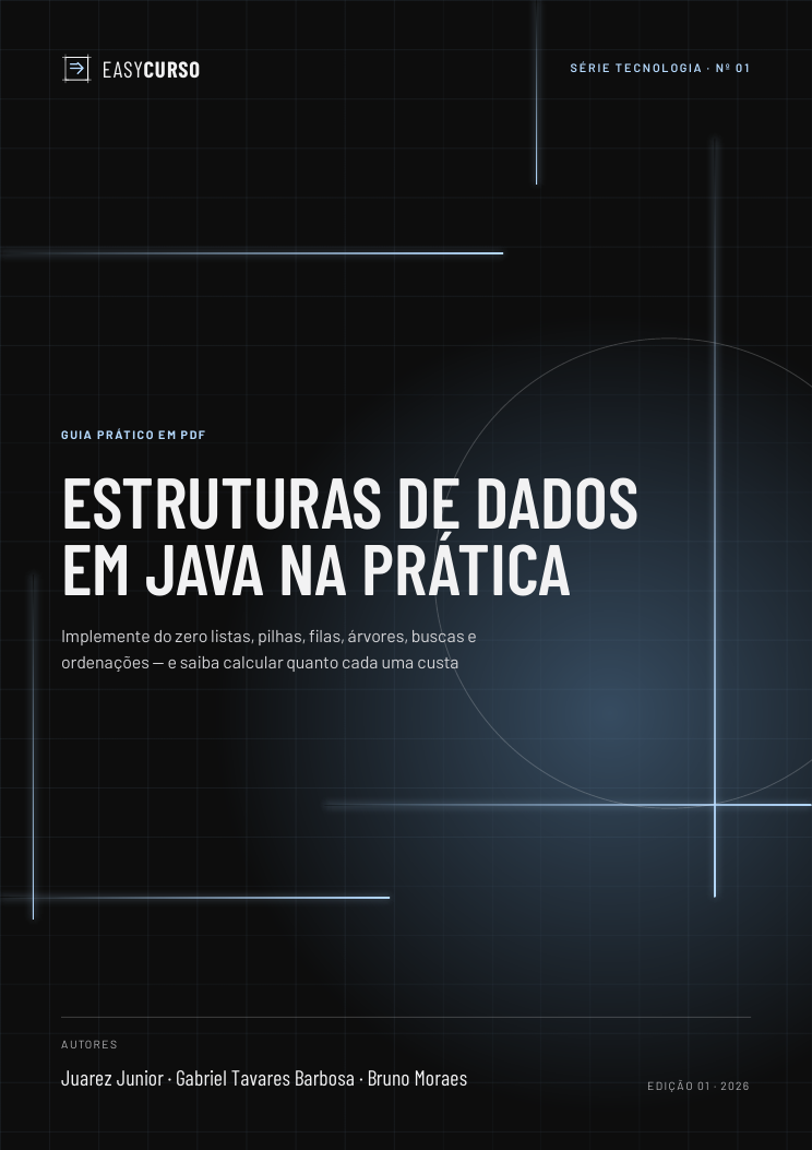 Capa do material Estruturas de Dados em Java na Prática