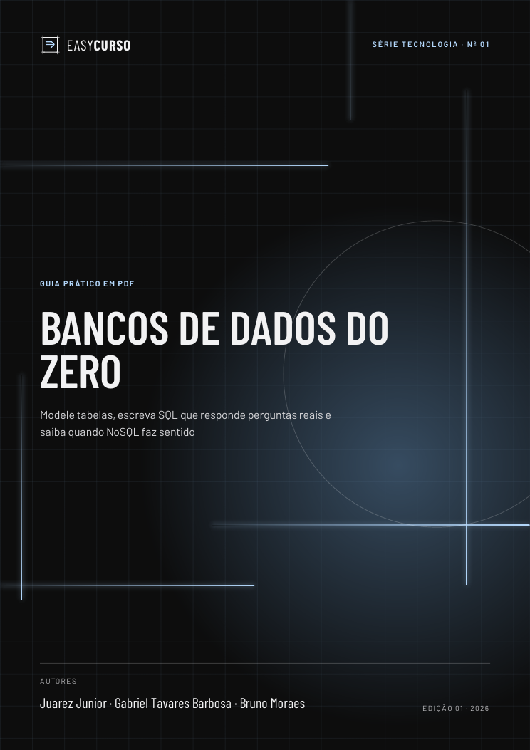 Capa do material Bancos de Dados do Zero