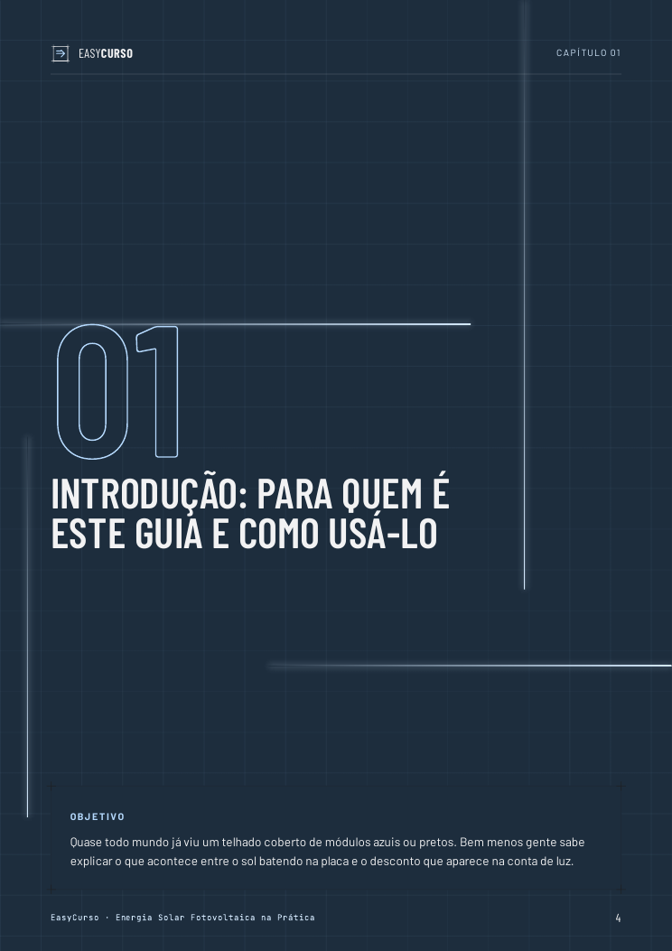 Página de amostra 2 do material Energia Solar Fotovoltaica na Prática