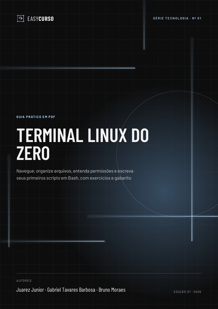 Capa do material Terminal Linux do Zero