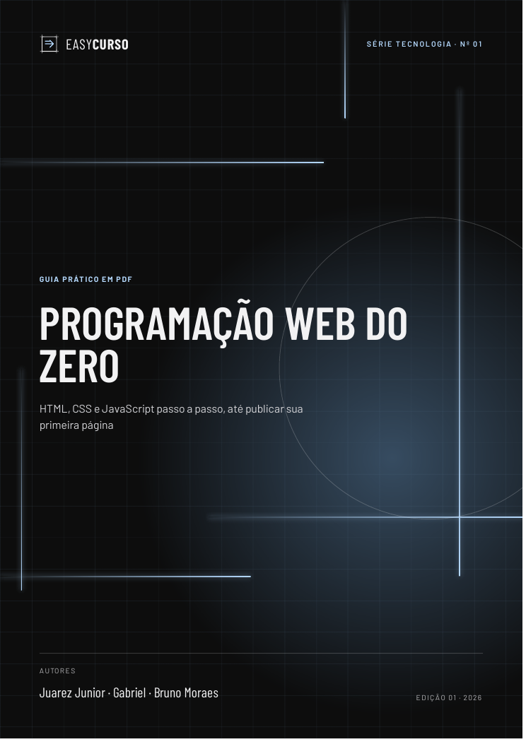 Capa do material Programação Web do Zero