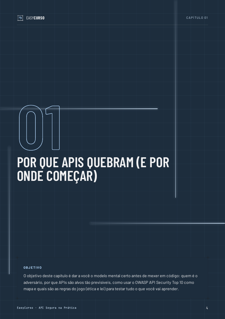 Página de amostra 2 do material API Segura na Prática