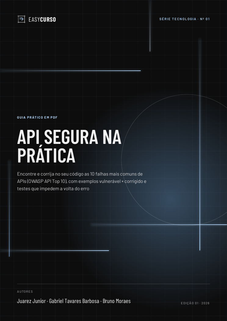 Capa do material API Segura na Prática